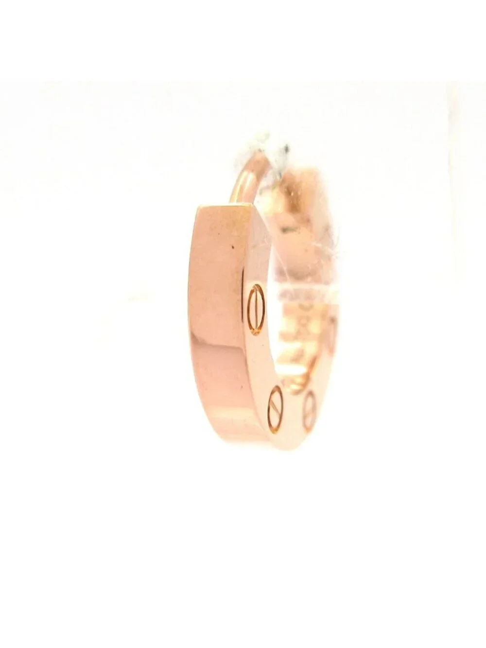 Cartier Single Earrings Love 18k Pink Gold